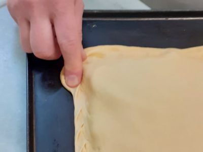 Empanada de pollo con bechamel